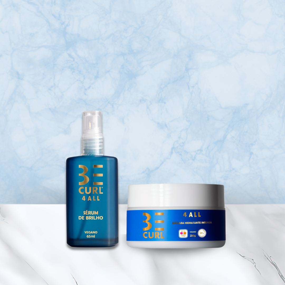 KIT Sérum de Brilho + Máscara Hidratação Intensa Be Curl