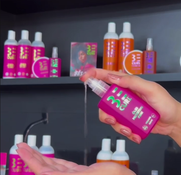 BE CURL ÓLEO NUTRITIVO 60ml Ondas & Cachos Pink