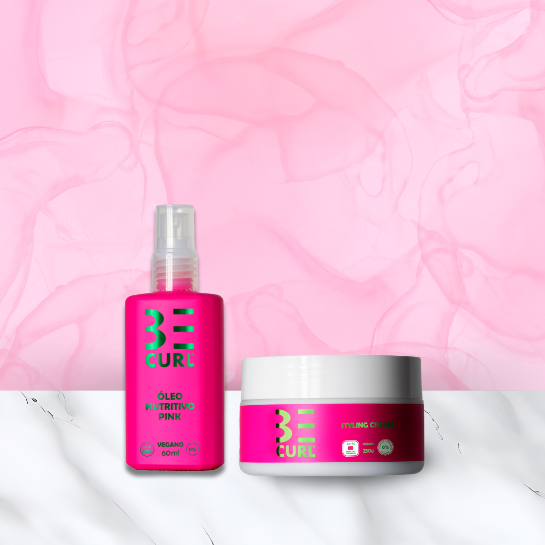 KIT Óleo  Nutri + Cr de Pentear Style Cream Cachos  Be Curl