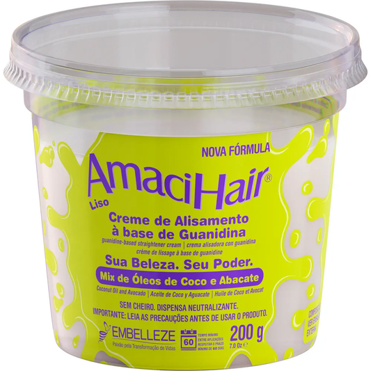 Embelleze Creme Alisante Amacihair Liso Baldinho 220g