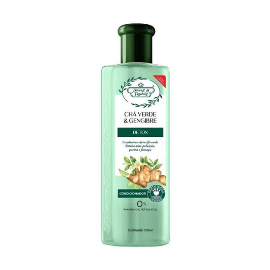 FLORES & VEGETAIS Condicionador  Chá Verde  Gengibre 310ml