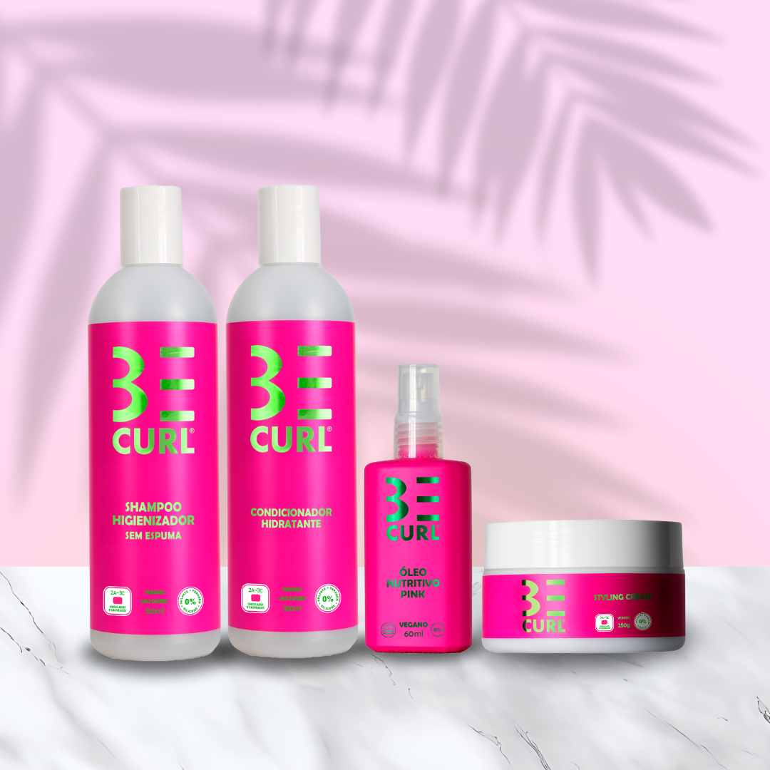 Kit Shampoo No Poo + Creme De Pentear Styling Cream  Cachos Be Curl