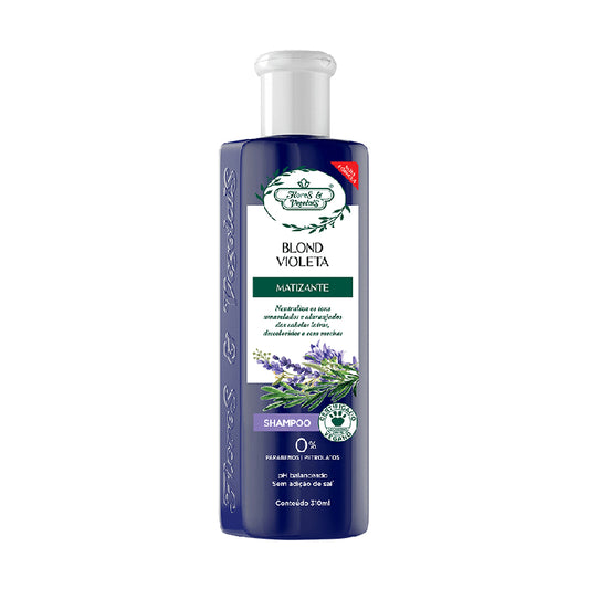 FLORES  & VEGETAIS Shampoo Matizador 300ml.