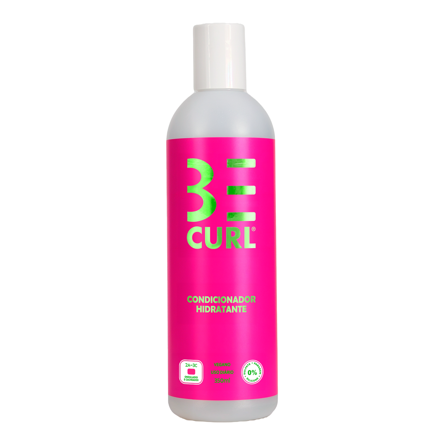 BE CURL CONDICIONADOR HIDRATANTE 350ml Ondas & Cachos Pink