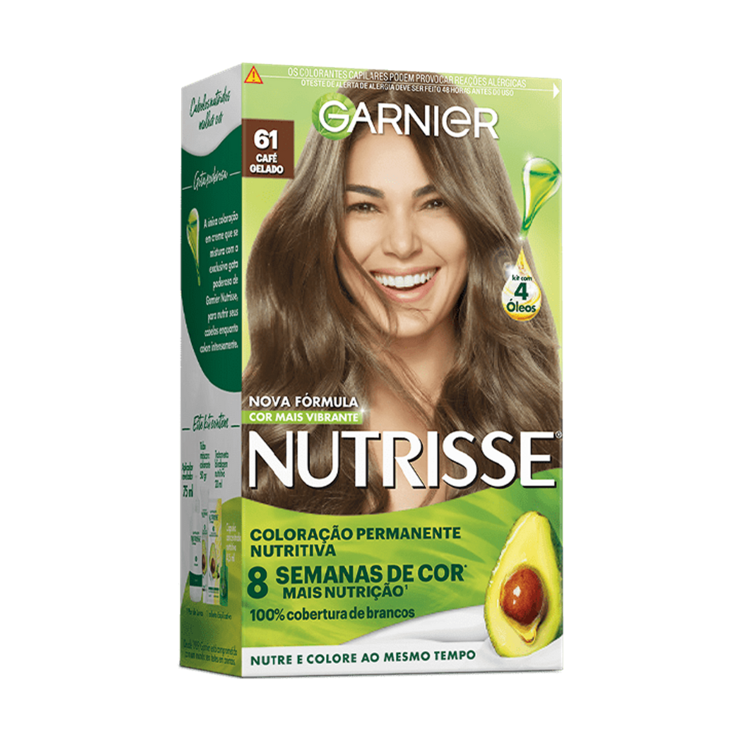 NUTRISSE Coloração Kit 6.1 Café Gelado 45g