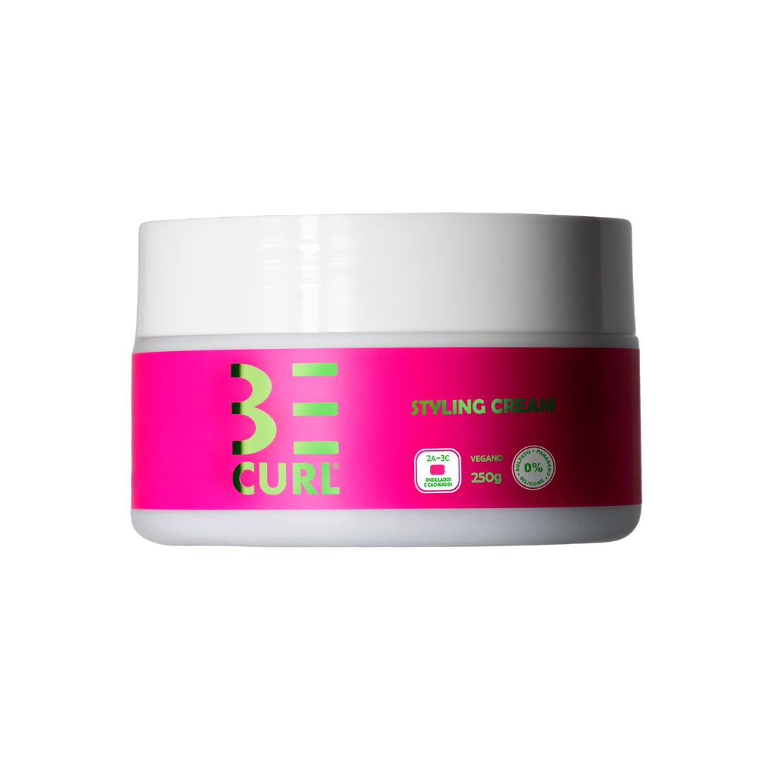 BE CURL STYLING CREAM Creme de Pentear 250g Pink