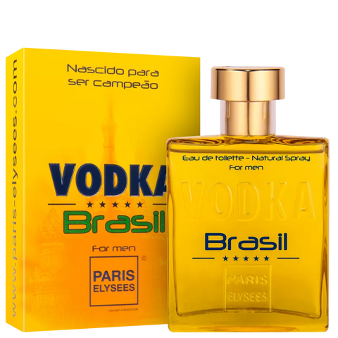 Paris Elysees Perfume Vodka Brasil Yellow 100ml