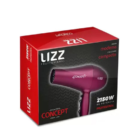 Lizz Secador Profissional Concept Vinho 127V - 2150W