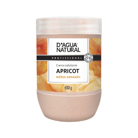 D'Agua Natural Creme Esfoliante Média Abrasão Apricot 650g