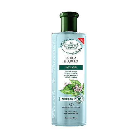 Flores & Vegetais Shampoo Urtiga e Lúpulo Anticaspa 310ml