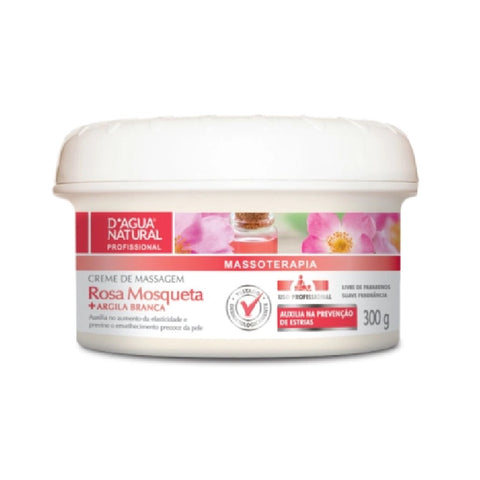 D'Àgua Natural Creme de Massagem Rosa Mosqueta 300g