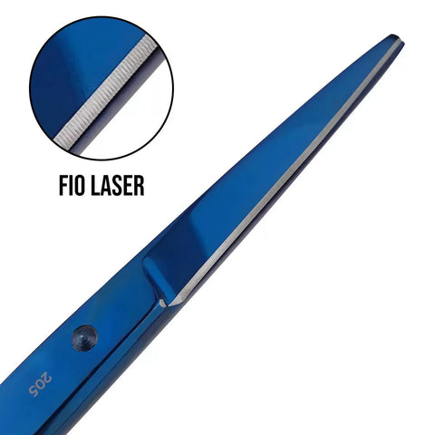 MQ Tesoura Profissional Talent Fio Laser 6" Blue