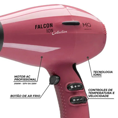 MQ Secador Falcon Ion Collection Pink 2100W 127V