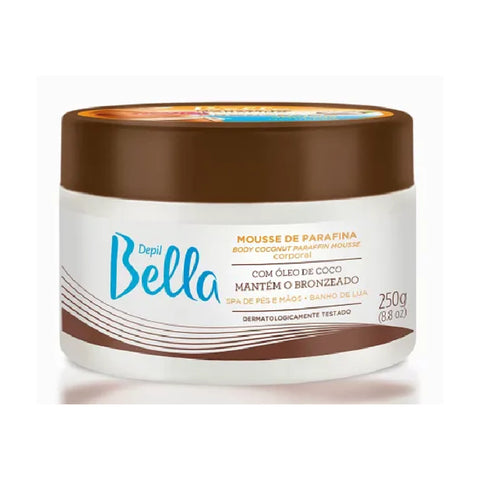 Depil Bella Mousse de Parafina Com Óleo de Coco 250g