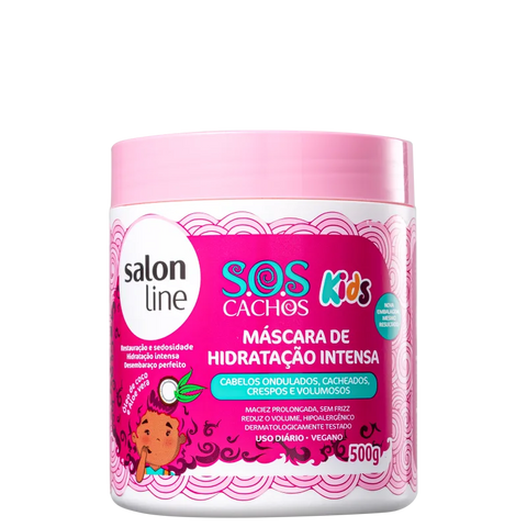 Salon Line Máscara de hidratação Intensa SOS Cachos Kids 500g