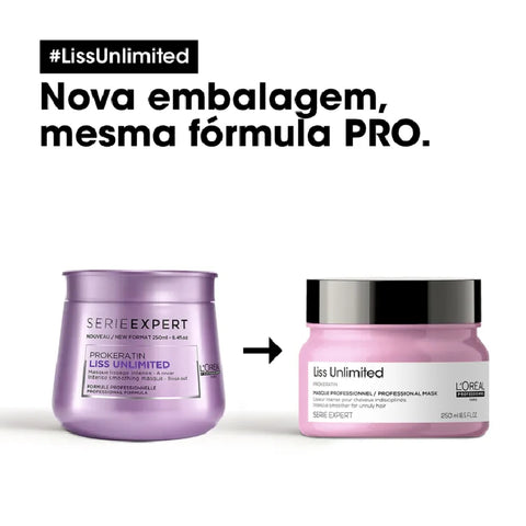 L'Oréal Professional Máscara Liss Unlimited 250g