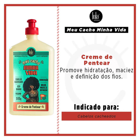 Lola Meu Cacho Minha Vida - Creme de Pentear - 500g