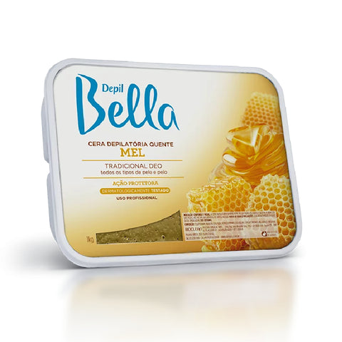 Depil Bella Cera Quente em Barra Mel 1kg