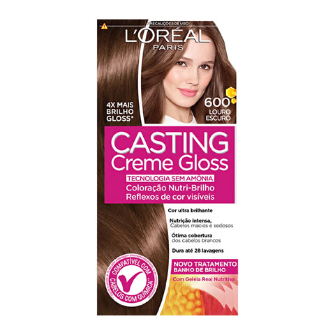 L'Oréal Tonalizante Casting Creme Gloss 600 Louro Escuro