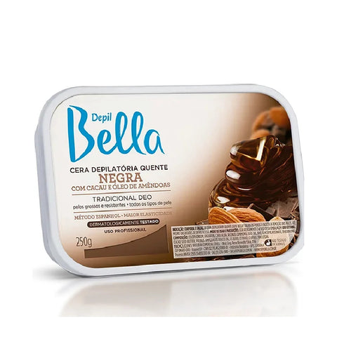 Depil Bella Cera Quente em Barra Negra 250g