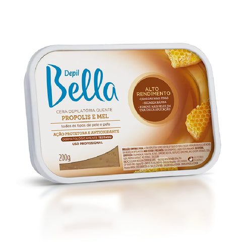 Depil Bella Cera Quente em Barra Própolis & Mel 200g