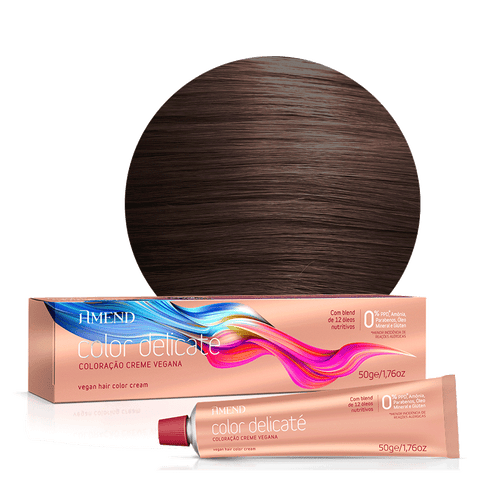 Amend Coloração Vegana 6.7 Chocolate Color Delicaté 50g