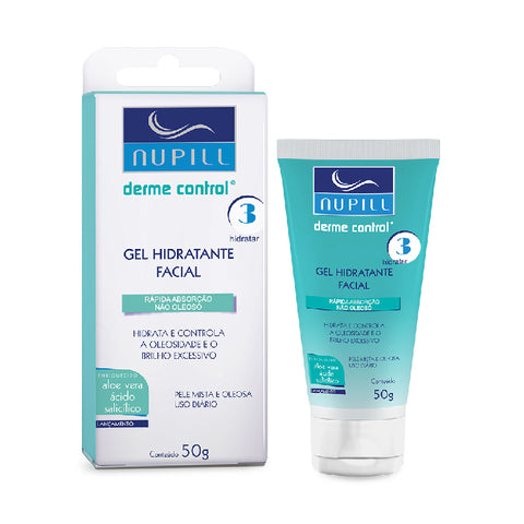 Nupill Gel Hidratante Facial Derme Control 50g