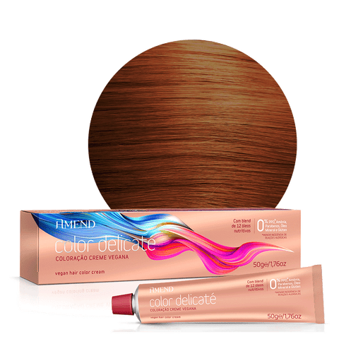 Amend Coloração Vegana 0.43 Cobre Intensificador Color Delicaté 50g