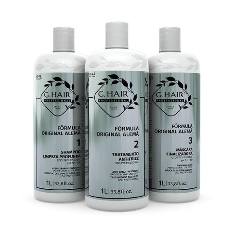 G. Hair Kit Escova Alemã 3x1L