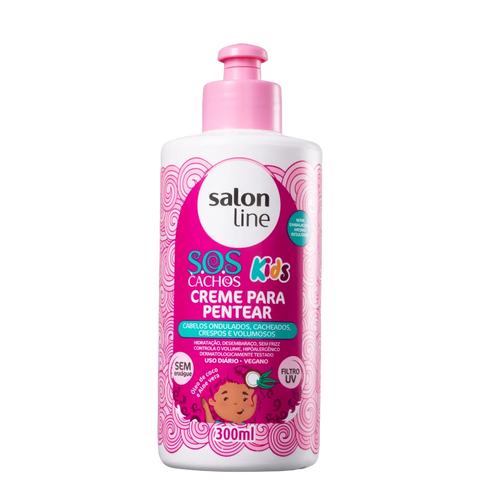 Salon Line Creme para Pentear SOS Cachos Kids Hidratação 300ml