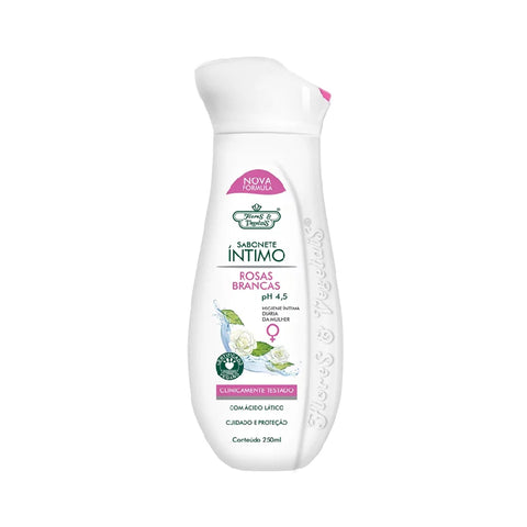 Flores & Vegetais Sabonete Íntimo Rosas Brancas 250ml